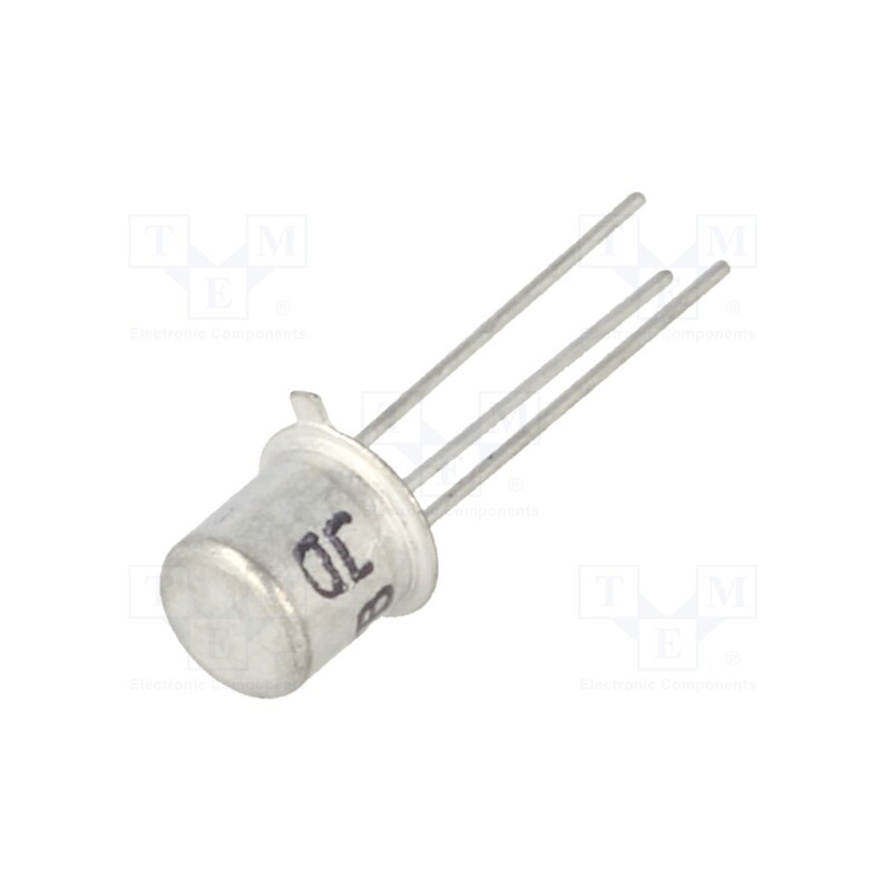 1 pcs x CDIL - BC177B - Transistor: PNP, bipolar, 45V, 0.2A, 0.3/0.75W, TO18, 10dB