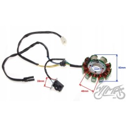 Stator magneto ignition atv 200 loncin 11 coils