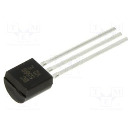1 pcs x DIOTEC SEMICONDUCTOR - BC556BBK - Transistor: PNP, bipolar, 65V, 0.1A, 500mW, TO92