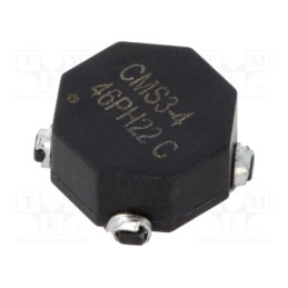 1 pcs x EATON ELECTRONICS - CMS3-4-R - Inductor: common mode, SMD, 88uH, 3.95A, 13.97x13.97x6mm, 10mΩ