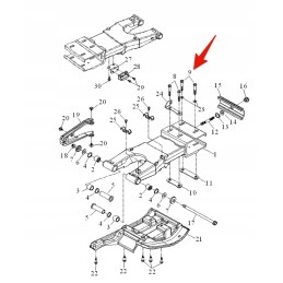 Lucky Star swing arm bolt original