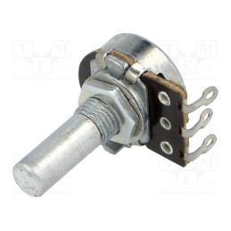 1 pcs x TELPOD - PR167 100K A 20P1 - Potentiometer: shaft, single turn, 100kΩ, 100mW, ±20%, 6mm, mono
