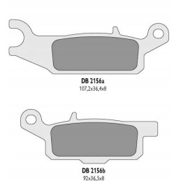 Delta braking brake pads kh444 yfm 350 700