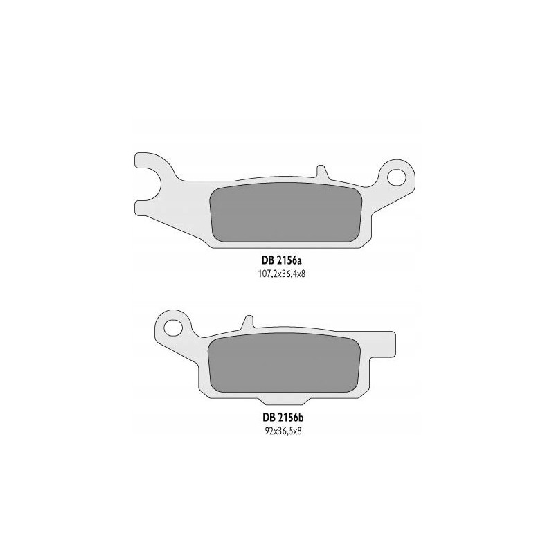 Delta braking brake pads kh444 yfm 350 700