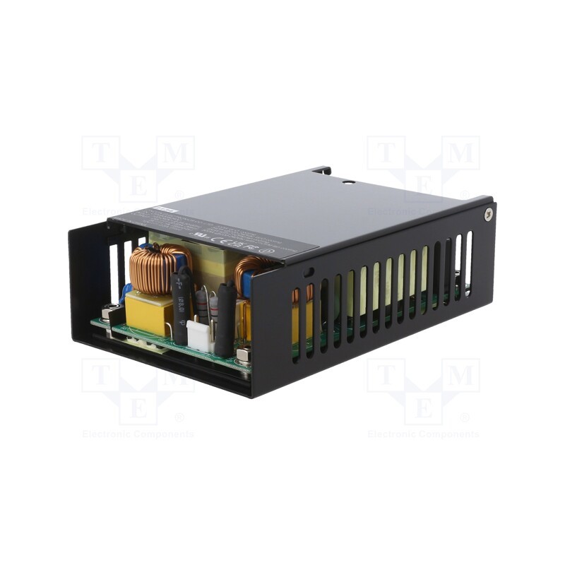 1 pcs x CINCON - CFM500S240C - Power supply: switched-mode, open, 500W, 80÷264VAC, 24VDC, 17.08A