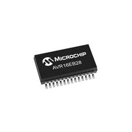 1 pcs : AVR16EB28-I/SS - 8-bit Microcontrollers - MCU 12-bit Diff ADC/PGA, Flash RWW