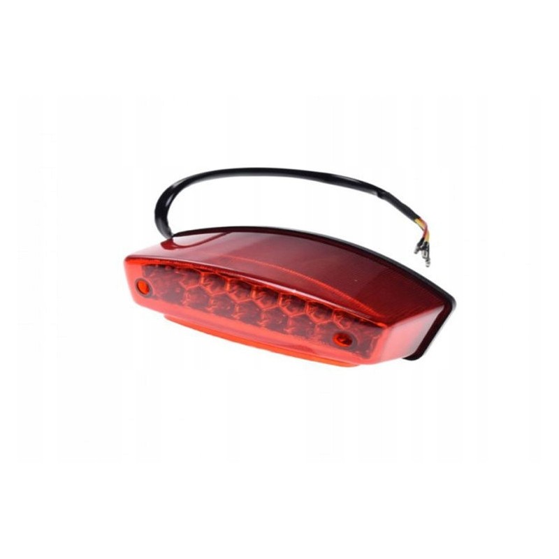 LED rear lamp, red shade, universal atv