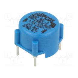 1 pcs x EPCOS - B82721A2152N001 - Inductor: common mode, THT, 3.3mH, 1.5A, 180mΩ, ±30%, horizontal