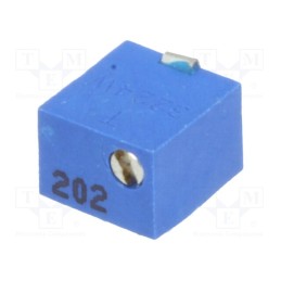 1 pcs x SR PASSIVES - 1801WSMD-2K - Potentiometer: mounting, vertical,multiturn, 2kΩ, 250mW, SMD, ±10%