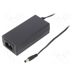 1 pcs x CELLEVIA POWER - CLD-6524-T3-ER - Power supply: switched-mode, 24VDC, 2.7A, Out: 5,5/2,1, 65W, 0÷40°C