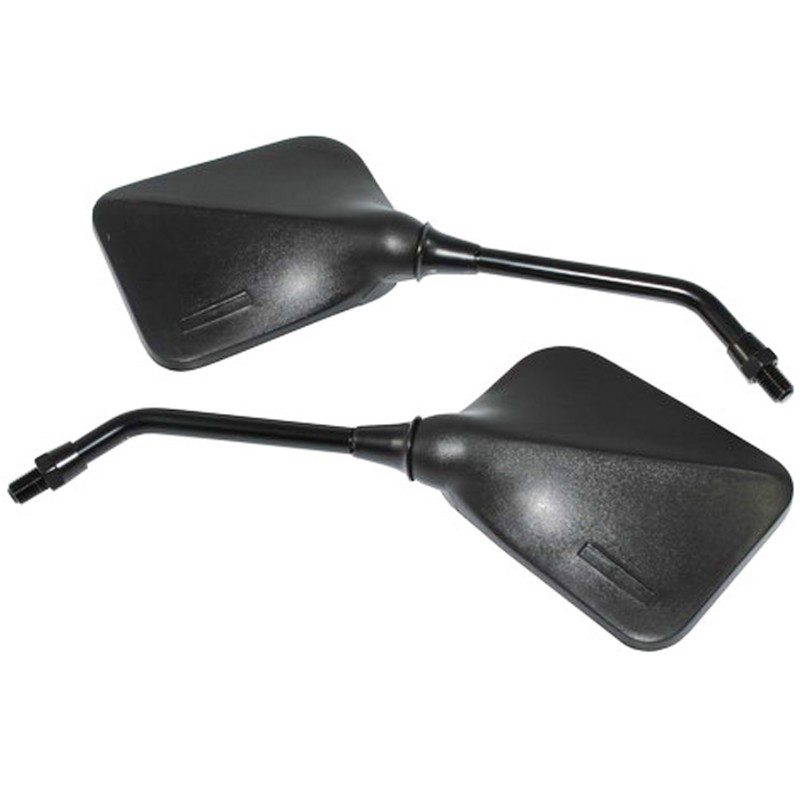 Rectangular mirrors, 8mm plastic, quad atv scooter