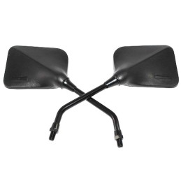 Rectangular mirrors, 8mm plastic, quad atv scooter