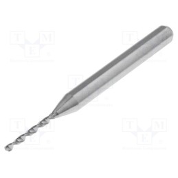 5 pcs x KEMMER PRAEZISION - SM 32 M 1050 085 - Drill bit, Ø: 1.05mm, L: 38.2mm, PCB, 1/8' (3,175mm)