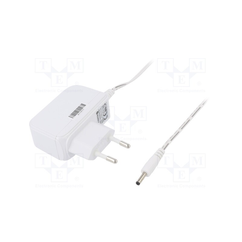 1 pcs x POS - POS05200A-WH13 - Power supply: switched-mode, plug, 5VDC, 2A, 10W, Plug: EU, 79.11%