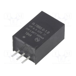 1 pcs x RECOM - R-78B5.0-1.0 - Converter: DC/DC, 5W, Uin: 6.5÷32V, Uout: 5VDC, Iout: 1A, SIP3, PCB