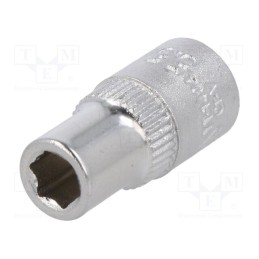 1 pcs x YATO - YT-1404 - Socket, 6-angles,socket spanner, HEX 5,5mm, 1/4', 25mm