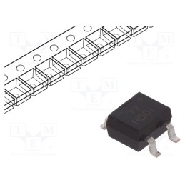 1 pcs x DIODES INCORPORATED - HD01-T - Bridge rectifier: single-phase, 100V, If: 0.8A, Ifsm: 30A, MiniDIP