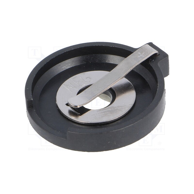 1 pcs x KEYSTONE - 105 - Socket, CR2430,DL2430, Batt.no: 1, horizontal,THT, H: 5.9mm, Ø: 24mm