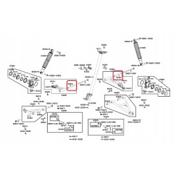 Front upper arm bushing Kymco MXU 500 MXU500
