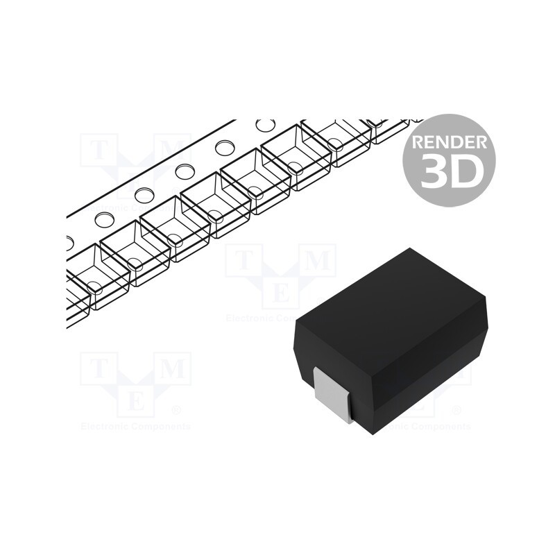 1 pcs x LITTELFUSE - V420SM7 - Varistor: metal-oxide, SMD, 420VAC, 560VDC, 1.2kA, 748V