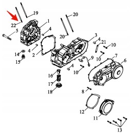 Lucky star cylinder stud mounting screw