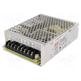 1 pcs x MEAN WELL - RT-65D - Power supply: switched-mode, for building in,modular, 68W, 5VDC