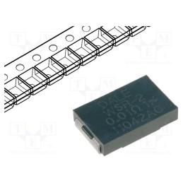1 pcs x VISHAY - WSR2R0100FEA - Resistor: thin film (Nichrome), SMD, 4527, 10mΩ, 2W, ±1%