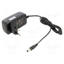1 pcs x POS - POSB12100A - Power supply: switched-mode, plug, 12VDC, 1A, 12W, Plug: EU, 81.71%
