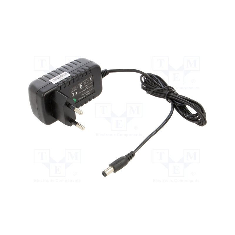 1 pcs x POS - POSB12100A - Power supply: switched-mode, plug, 12VDC, 1A, 12W, Plug: EU, 81.71%