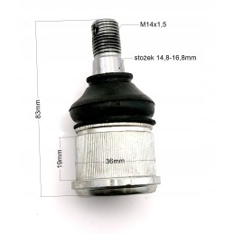 Swing arm pin atv m14 m 14 atv 200 atv250 atv300