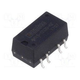 1 pcs x AIMTEC - AM1LS-1212D-NZ - Converter: DC/DC, 1W, Uin: 10.8÷13.2V, Uout: 12VDC, Uout2: -12VDC