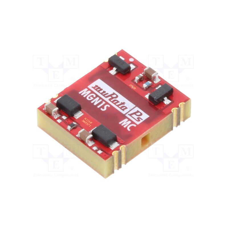 1 pcs x Murata Power Solutions - MGN1S0508MC-R7 - Converter: DC/DC, 1W, Uin: 4.5÷5.5V, Uout: 8VDC, Iout: 125mA, SMD