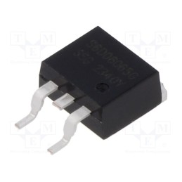 1 pcs x SMC DIODE SOLUTIONS - S6D06065GTR - Diode: Schottky rectifying, SiC, SMD, 650V, 6A, D2PAK,