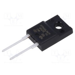 1 pcs x STMicroelectronics - STTH15L06FP - Diode: rectifying, THT, 600V, 20A, , Ifsm: 200A, TO220FPAC, 55ns