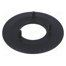 1 pcs x OKW - A7331000 - Collar, ABS, black, push-in, A2531,A2631, 40mm