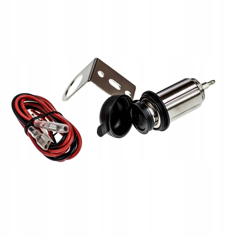 Strong, airtight cigarette lighter socket with fuse