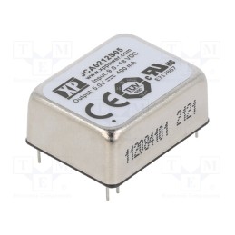 1 pcs x XP POWER - JCA0212S05 - Converter: DC/DC, 2W, Uin: 9÷18V, Uout: 5VDC, Iout: 400mA, 1.0'x0.8'