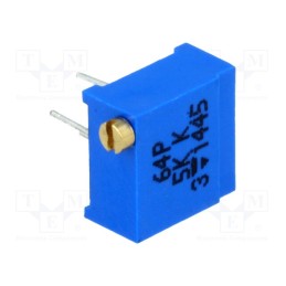 1 pcs x VISHAY - M64P502KB40 - Potentiometer: mounting, multiturn, 5kΩ, 500mW, THT, ±10%, linear
