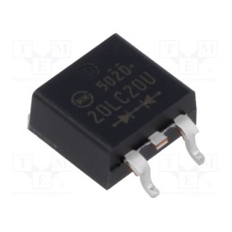 1 pcs x SHINDENGEN - DF20LC20U-7102 - Diode: rectifying, SMD, 200V, 20A, 35ns, STO220 (SC83 similar)