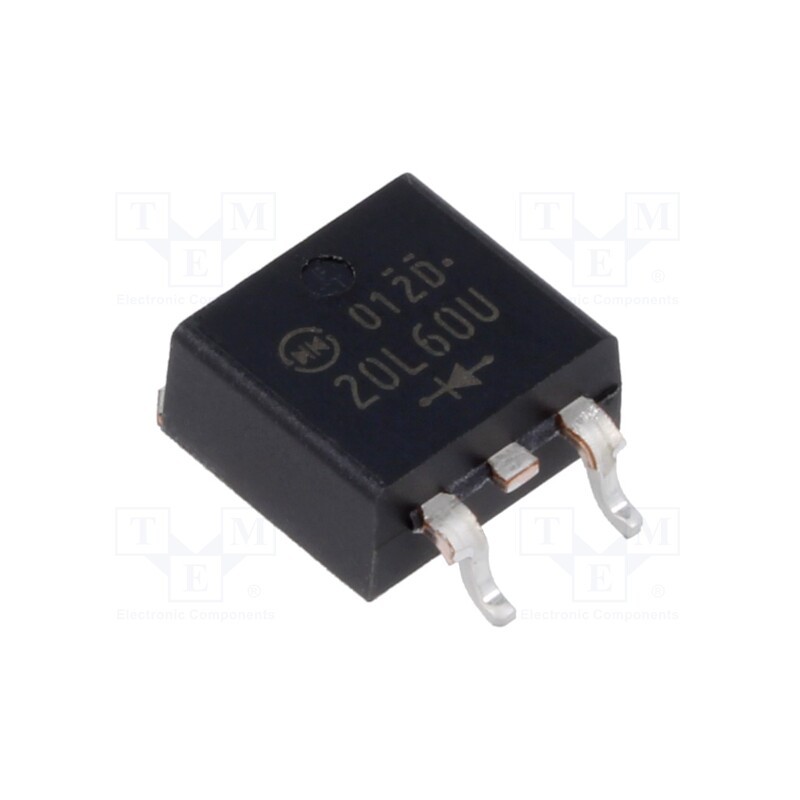 1 pcs x SHINDENGEN - DF20L60U-7102 - Diode: rectifying, SMD, 600V, 20A, 35ns, STO220 (SC83 similar)