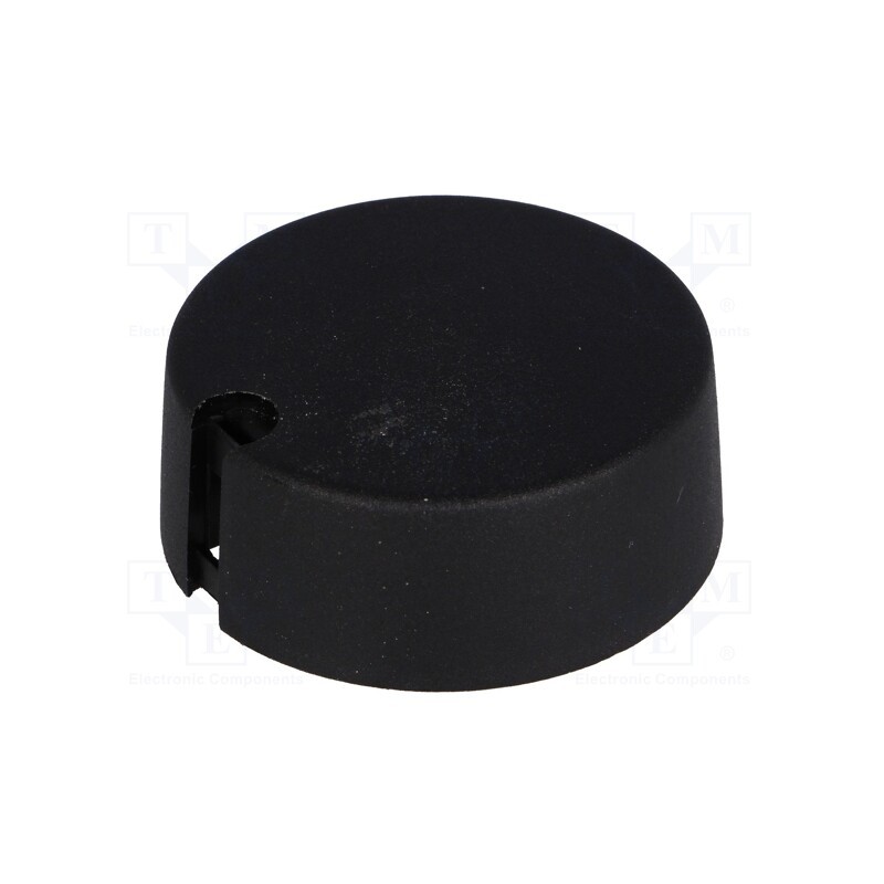 1 pcs x OKW - A1040049 - Knob, with pointer, plastic, Øshaft: 4mm, Ø40x16mm, black, A10