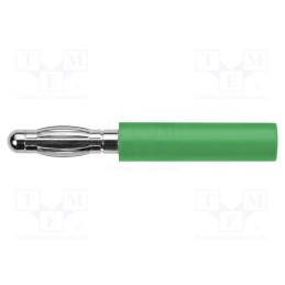 1 pcs x SCHu00dcTZINGER - A 40-40 S NI / GN - Adapter, 4mm banana, banana 4mm socket,banana 4mm plug, 32A