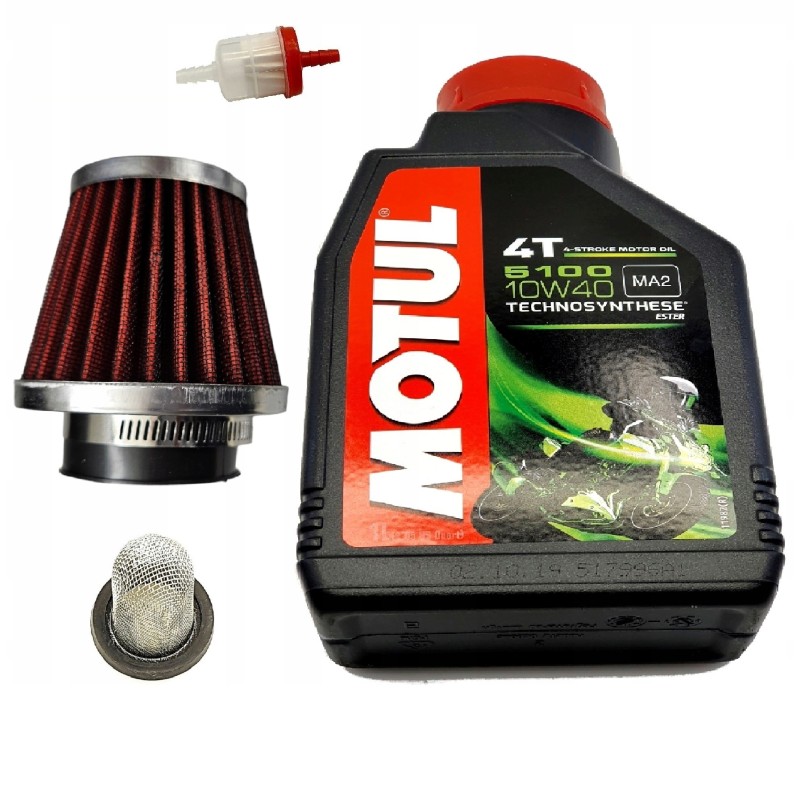 Air oil fuel filter bashan atv 150 200 250 motul oil