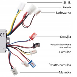 Controller for a quad electric scooter 36v 500w