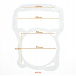 Head cylinder gaskets for quad atv bashan 200cc