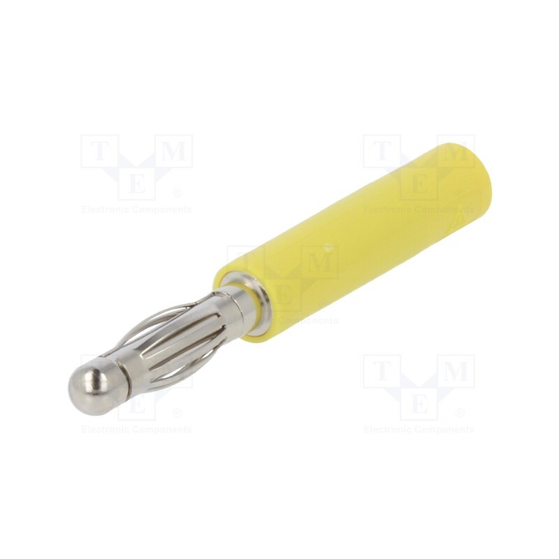 1 pcs x SCHu00dcTZINGER - A 40-20 NI / GE - Adapter, 4mm banana, banana 2mm socket,banana 4mm plug, 10A