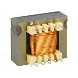 1 pcs x HAHN - BVD EI 382 0004 - Inductor: wire, THT, 2.5mH, 2.1A