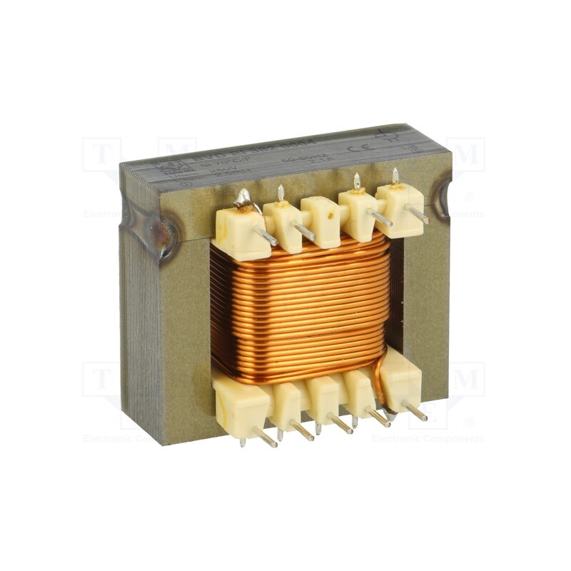 1 pcs x HAHN - BVD EI 382 0004 - Inductor: wire, THT, 2.5mH, 2.1A