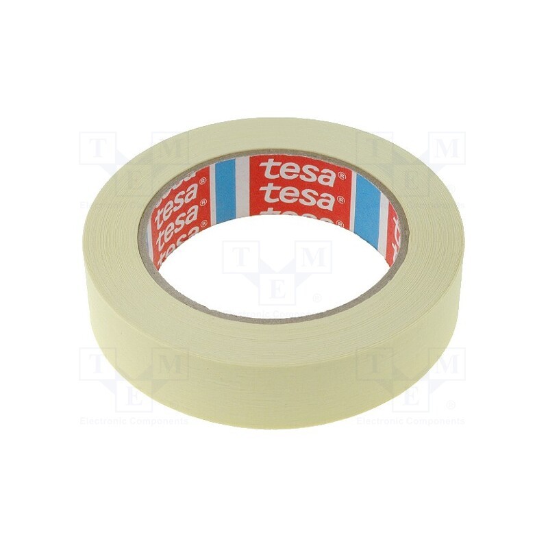 3 rol x TESA - 04323-00008-00 - Tape: masking, W: 25mm, L: 50m, Thk: 130um, Tensile strength: 33N/cm