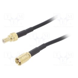 1 pcs x MFG - EXT-SMB100 - Cable, 1m, SMB male,SMB female, black, straight